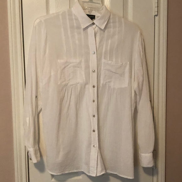 Lord & Taylor Tops - Lord & Taylor White Lightweight Blouse